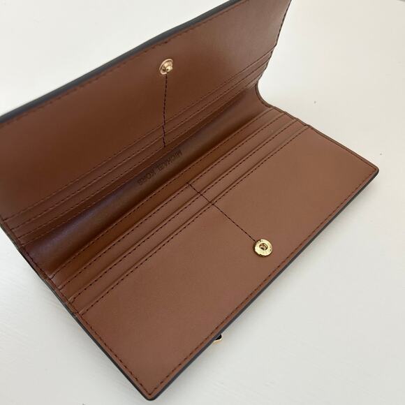 Michael Kors Purse & Wallet Reed Large Logo Belted Satchel Brown MK - Picture 10 of 12